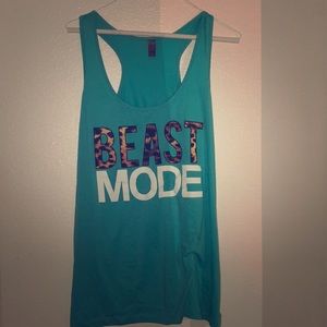 “Beast mode” tank top